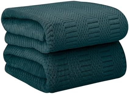 JML Microfiber Bath Towels, Teal, 30" x 60", Set of 2 by JML