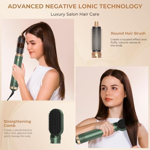 5 in 1 Blow Dryer Brush, Hair Dryer Brush Set Upgrade Hot Air Brush - Image 5