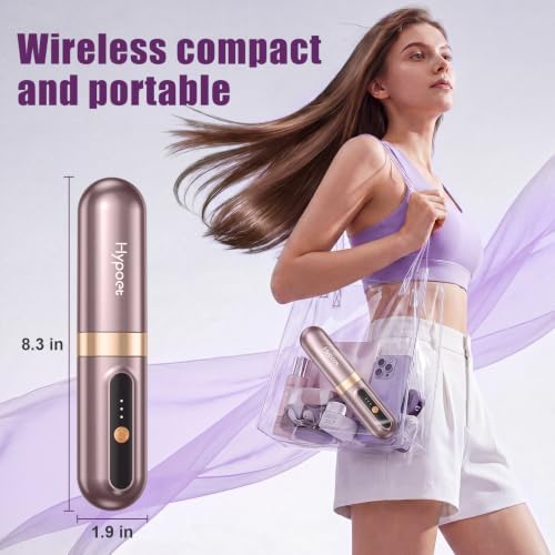 Go Brush Pro 2026,Cordless Hair Straightener Brush, Ionic & Anti-Frizz, Ceramic Tourmaline MCH Fast Heating, Anti-Scald, Type-C Fast Charging, Portable Cordless Hair Straightener Brush for Women - Image 4