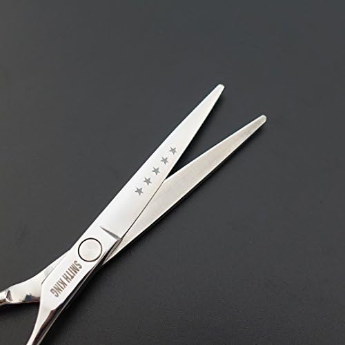 6.0 Inches Professional hair cutting thinning scissors set with razor (Silver) - Image 5