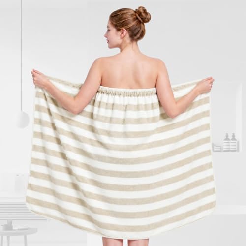 Oversized Bath Towel Wrap for Women with Plus Size Hair Dry Towel Set - Image 6