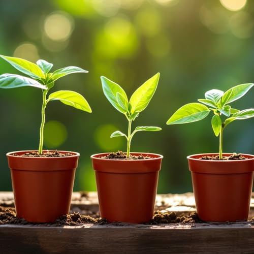 120 Pcs 2 Inch Red Mini Nursery Pots, Seedling Pots with Drainage Holes - Image 6