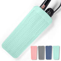 Heat Resistant Silicone Hair Iron Mat, Portable Hot Hair Tools Pad Travel Organizer Pouch for Curling Irons, Flat Irons, Hair Straightener and Hair Styling Tools (Cyan) by Unknown