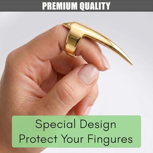 My Hair Tools Hair Parting & Sectioning Ring – Stainless Steel Finger Braiding Pick Tool for Dreadlocks, Wigs, Weaves, Hair Extensions – Quick Install Styling Tool for Salon & Home Use (Gold) - Image 4
