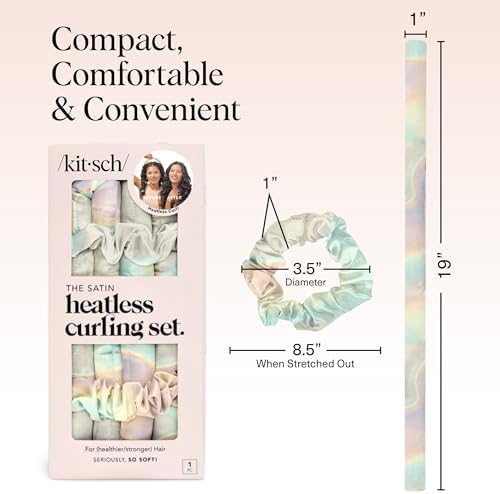 Kitsch Satin Heatless Curls Overnight Set - Aura - Image 5