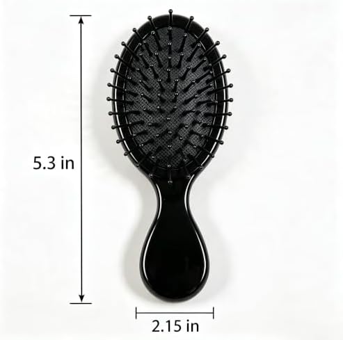 12 pcs Mini Hair Brush,Small Brush for Most Hair Types - Image 2