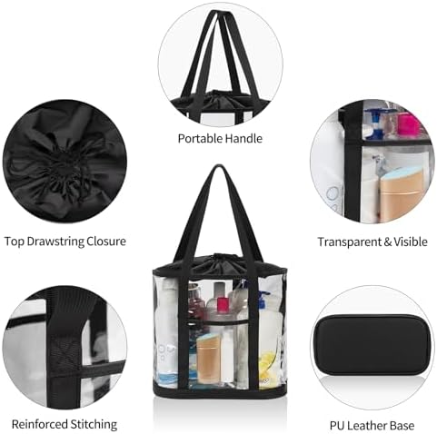 Large Clear Toiletry Bag, Travel Toiletry Bag for Women Men, Clear Tote Bag - Image 6