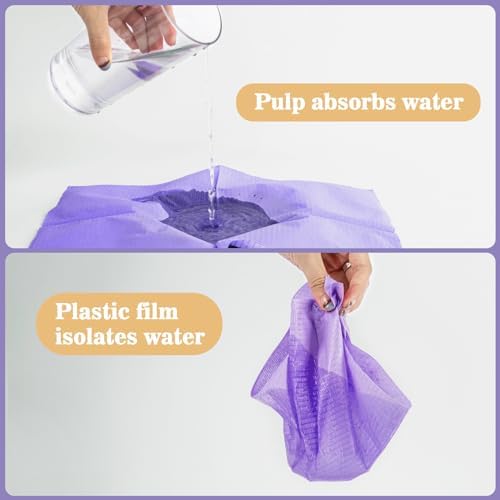 MAQIHAN 75pcs Dental Bibs Disposable - Purple Dentist Bib for Nail, Tattoo - Image 4