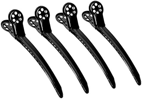 Framar Black Tight Tension Clips For Hair, Set of 4 Professional Hair Clips - Image 4