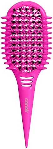 Conair Detangling Brush for Curly Hair & Hair Parting Tool, Loose Curls by conair