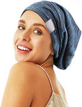 Beanie Sleep Hats Bonnet for Women Girls Curly Frizzy Hair Cover by ELIHAIR