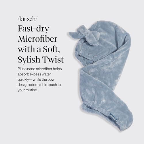 Kitsch XL Microfiber Hair Towel Wrap for Women - Image 3