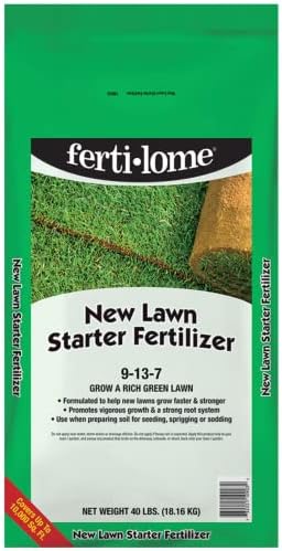 Fertilome (10903) New Lawn Starter Fertilizer 9-13-7, 40 lbs by ferti-lome