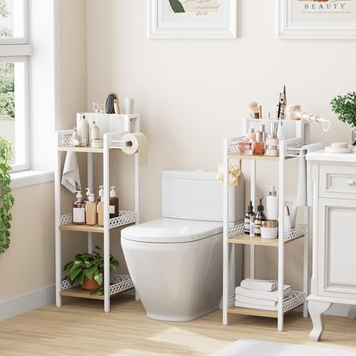 Slim Bathroom Storage Shelf Unit, Makeup Organizer for Small Spaces - Image 4