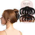 Kitsch Octopus Hair Clips For Women - Classic Black & Tortoise, 2pcs by Kitsch