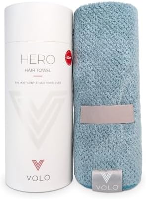 VOLO Hero Hair Towel Tube - Absorbent Quick Dry Nanoweave - Pebble by VOLO