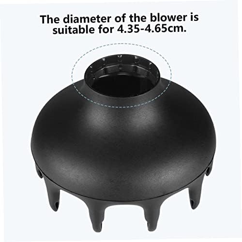 Hair Diffuser Hair Dryer Diffuser Attachment Blow Dryers Diffuser for Curly Thick Hair Black, hair dryer diffuser - Image 2