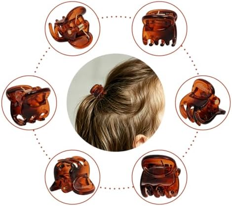 YOHAMA 36Pcs Small Hair Claw Clips Strong Mini Bangs Jaw for Women&Girls - Image 3