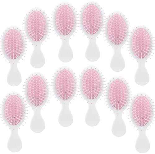 12 pcs Mini Hair Brush,Travel Detangling Brush by ZMOIVOK