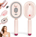Electric Spray Air Cushion Massage Comb,Self-Cleaning Detangler Brush 5-in1 by TPTAL