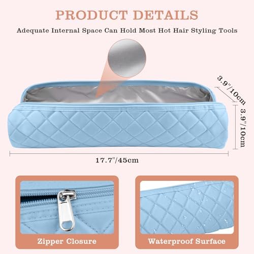 Suafrnut Large Heat Resistant Hot Hair Tools Organizer Bag(17.7" x 3.9") - Image 3