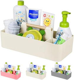 Baby Shower Caddy Plastic Nursery Portable Storage Organizer Beige by Unknown