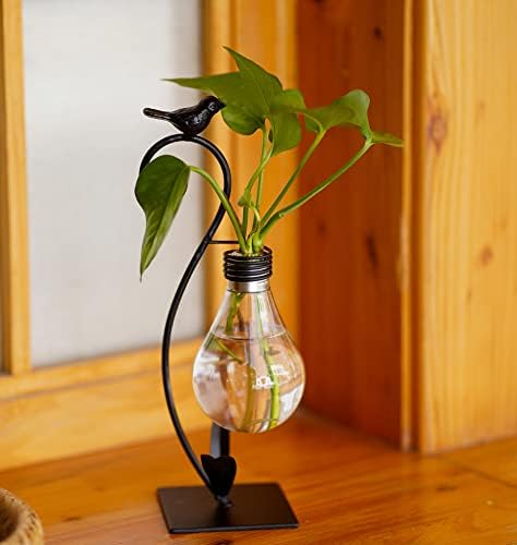 Tabletop Bird Planter Propagation Station, Narrow Mouth Bulb Plastic Vase - Image 3