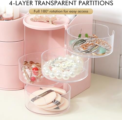 Makeup Organizer Countertop with Drawers, Make up Organizers for Vanity - Image 6