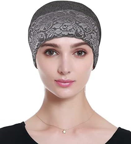 Lace Beanie Sleep Caps Head Coverings for Women Hair Loss - Image 5