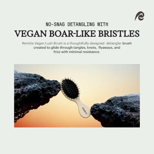 Smoothing Paddle Hair Brush for Frizz Control, Snag free Scalp Comfort - Image 6