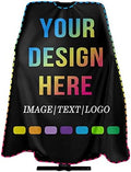 Barber Cape Hello Girl Gorgeous Glitters Eyelash Salon Apron Hair Cutting Cape Barbershop Kits For Women 55''X66'' by Carwayii