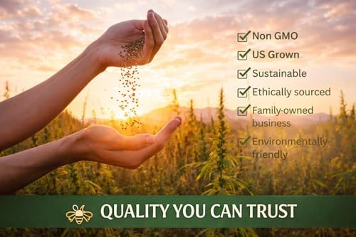 Western Oregon Wildflower Seed Mix, 1/2lb Covers 1,500 sq ft, Multi-Color Perennial and Annual Non-GMO Blooms, Spring and Fall Planting in Pacific Northwestern United States (1/2 Pound) - Image 6