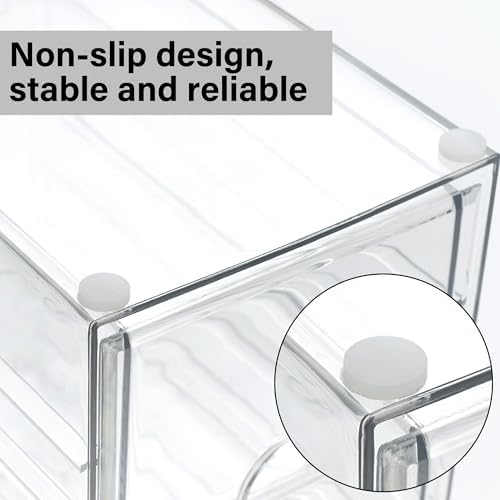 Prsildan Hair Accessories Organizer Acrylic Drawer with 10 Drawers - Image 6