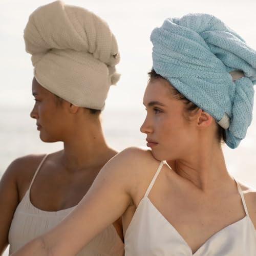 VOLO Hero Hair Towel Tube - Absorbent Quick Dry Nanoweave - Pebble - Image 3