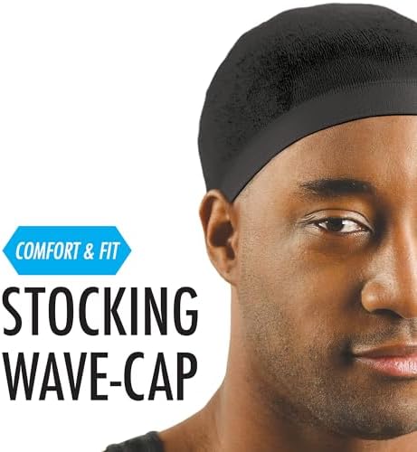 Titan Stocking Wave Cap 2PCS - Skull, Wig Cap Hair Accessories for Men and Women, NAVY COLOR - Image 3