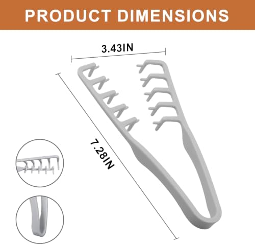 Men's Texture Comb, Wide-Toothed Root Lifter, Non-Slip for Volume Styling - Image 7