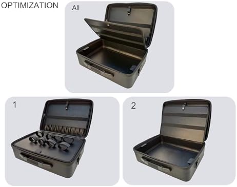 professional leather barber case black Makeup Stylist Train clipper case Hair Salon barber box． - Image 3