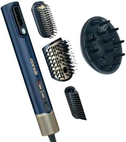 Conair DigitalAire Air Styling System, 4-in-1, Ionic Technology, Dark Blue by conair