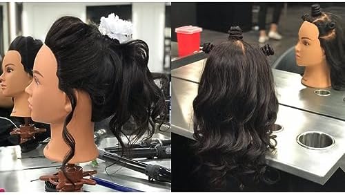 Hairingrid Mannequin Head 20"-22" 100% Human Hair Training Manikin Head - Image 6