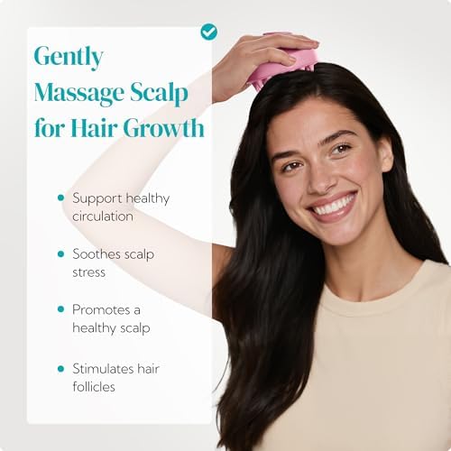 HEETA 2-Pack Large Scalp Massager Scrubber Shampoo Brush for Hair Growth - Image 2