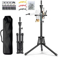 Mannequin Head Stand, Adjustable Height Foldable Wig Tripod Stand by ORWOD