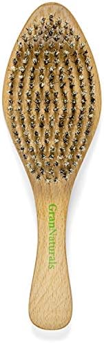 GranNaturals Extra Hard Wave Brush - Curved Boar & Extra Hard Nylon Bristle Hair Brush for 360 Waves - Image 5