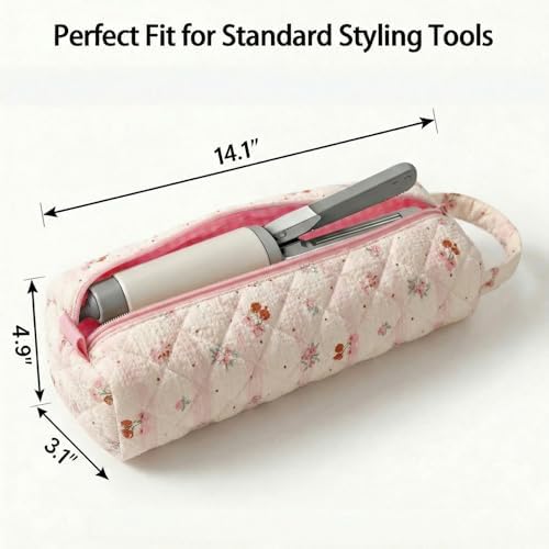 Hair Tools Travel Bag, Hair Tool Bag Organizer, Cherry - Image 2