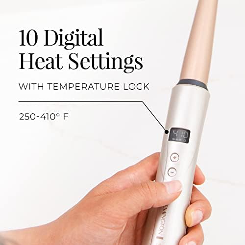 Remington Shine Therapy Argan Oil & Keratin Infused ½-1 Inch Tapered Curling Wand for Natural Curls, Includes Heat Glove - Image 5