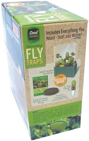 Grow Your Own Venus Fly Trap, Complete Adults Square Terrarium Starter Kit to Plant Fascinating Man Eating Fly Traps, Includes All Supplies for Indoor Flytrap Terrariums - Image 7