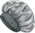Satin Silk Bonnet for Hair, Double Layer Sleep Cap for Men & Women by Doitory