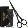 DEMAXA Professional Hair Scissors 6.5 Inch - Premium High Carbon Stainless Steel Barber Salon Hair Shears for Haircut Scissors - Ergonomic Design Super-Sharp Hair cutting Shears Blades by DEMAXA
