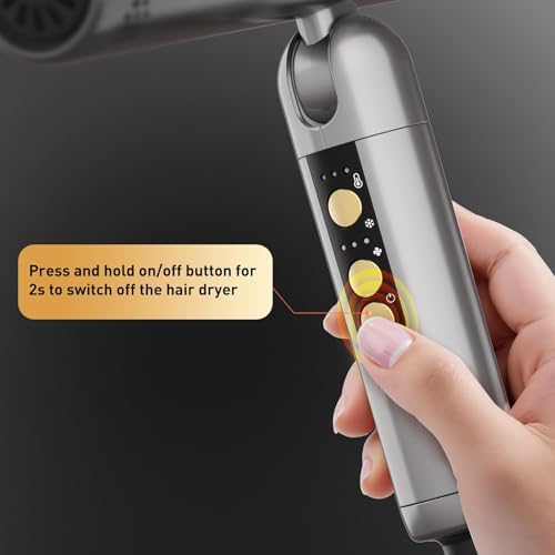Quico Travel Hair Dryer Dual Voltage 120,000RPM Fast Drying BLDC Blow Dryer - Image 6