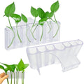 2PC 7 Holes Aquarium Plant Holder, Hanging Aquatic Plant Cup with Long Hook by Aidmi