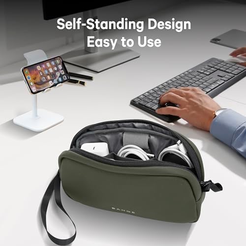 BANGE Organizer Pouch, Electronic Padded Tech Bag, Travel Case for Cords, Charger, Adapter, Cables, Power Bank - Image 6